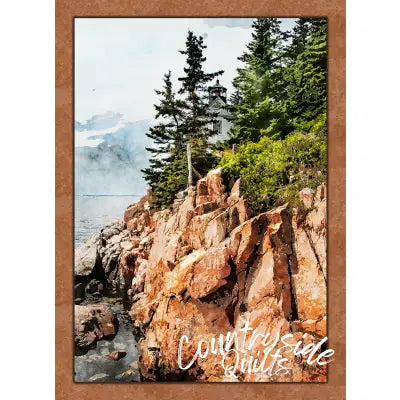 Bass Harbor Lighthouse Panel 16in x 22in