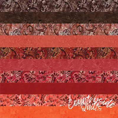 Batiks Bandana Fat Quarter Bundle B, 10 Pcs.