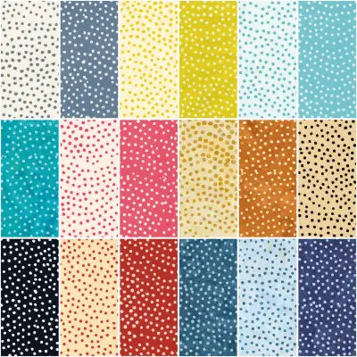 Batiks Basics Mini Pops Fat Quarter Bundle 18 Pcs.