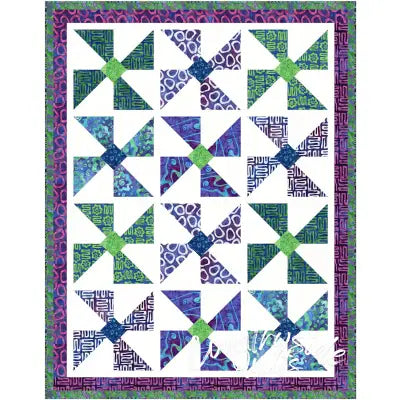Batiks Bold in Bloom Quilt Kit