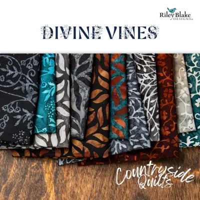 Batiks Divine Vines 5in Squares, 42pcs/bundle