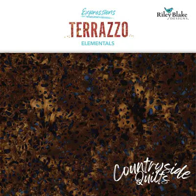 Batiks Elementals Terrazzo Rocky Mountain 10in Squares D, 42pcs