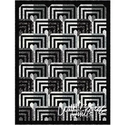 Batiks Flora Noire In My Heart Quilt Kit