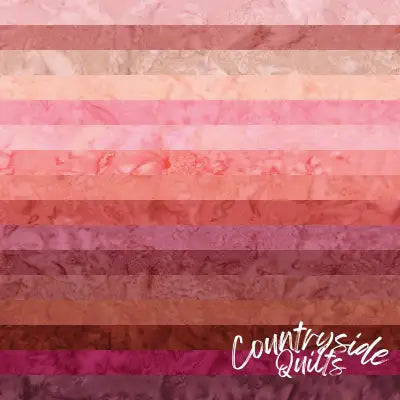 Batiks Hand-Dyes Canyon Shadows 2.5in Strips