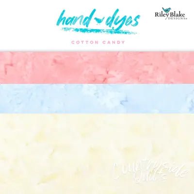 Batiks Hand-Dyes Cotton Candy 5in Squares, 42pcs/bundle