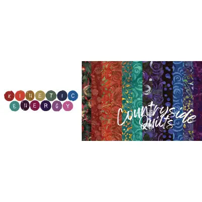 Batiks Kinetic Energy 10in Squares, 42pcs