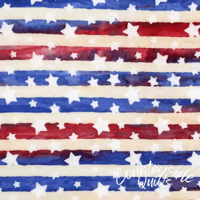 Batiks Let Freedom Reign 3-Yard Package 107/108in Wide Back Fireworks