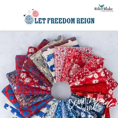 Batiks Let Freedom Reign 5in Squares, 42pcs/bundle