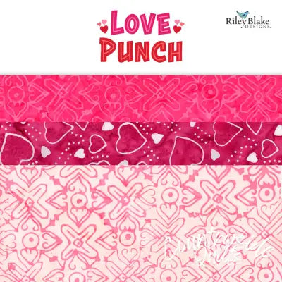 Batiks Love Punch 10in Squares, 42pcs/bundle