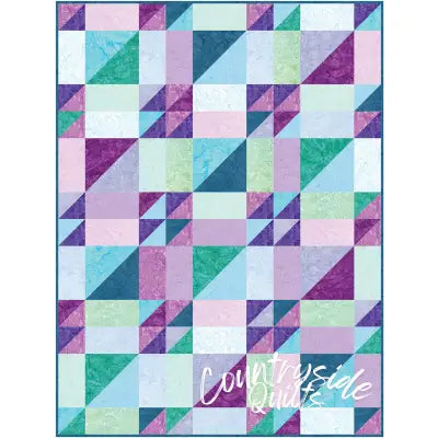 Batiks Misty Meadows Salt n Pepper Handmade Quilt Store Display