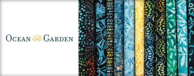 Batiks Ocean Garden Fat Quarter Bundle 12 Pcs.