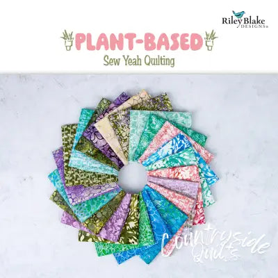 Batiks Plant-Based 10in Squares, 42pcs/bundle