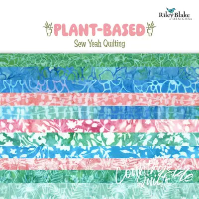 Batiks Plant-Based Fat Quarter Bundle B, 11pcs
