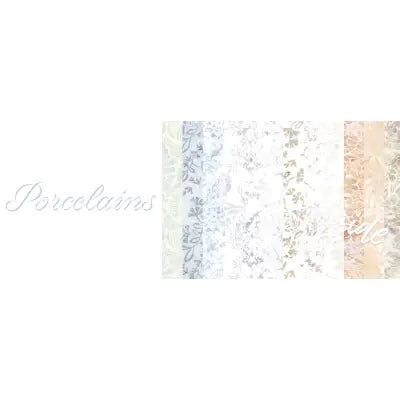 Batiks Porcelains 2.5in Strips, 40pcs