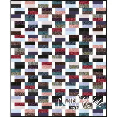 Batiks Quartz Crystals Bookend Handmade Quilt Store Display