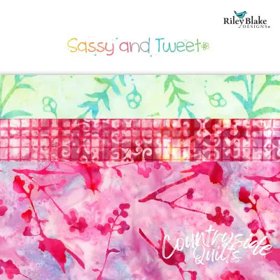 Batiks Sassy and Tweet 10in Squares, 42pcs/bundle
