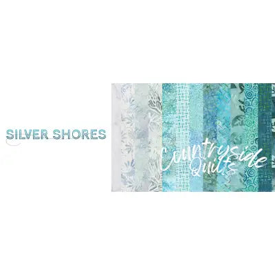 Batiks Silver Shores 5in Squares, 42pcs
