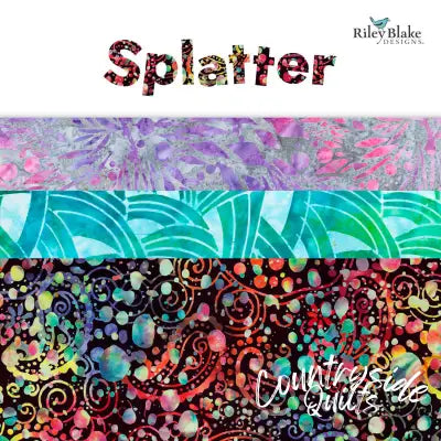 Batiks Splatter Fat Quarter Bundle, 20 Pcs.