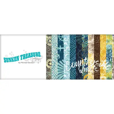 Batiks Sunken Treasure Fat Quarter Bundle 20 Pcs.