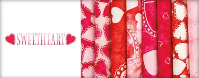 Batiks Sweetheart Fat Quarter Bundle 8 Pcs.