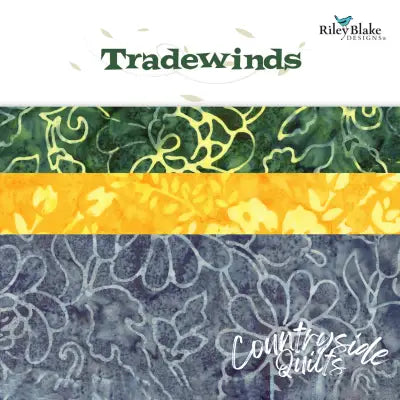 Batiks Tradewinds 5in Squares, 42pcs/bundle