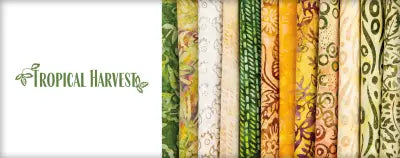 Batiks Tropical Harvest 5in Squares, 42pcs/bundle