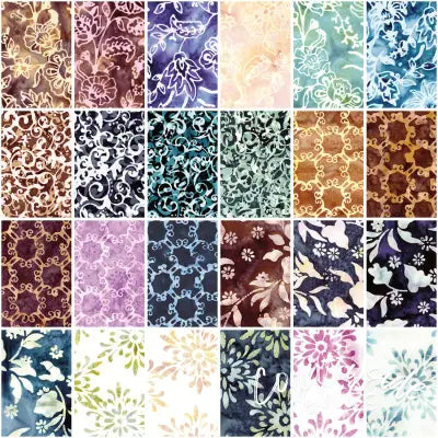 Batiks Victorian Garden 10 Inch Stacker C, 42pcs/bundle