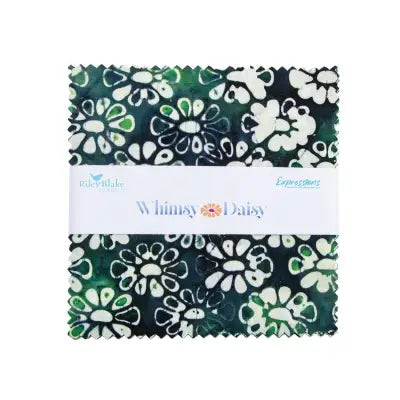 Batiks Whimsy Daisy 5in Squares, 42pcs