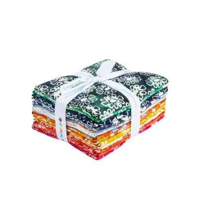 Batiks Whimsy Daisy Fat Quarters 14pcs