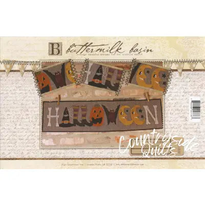 Batty Halloween Wool Mat