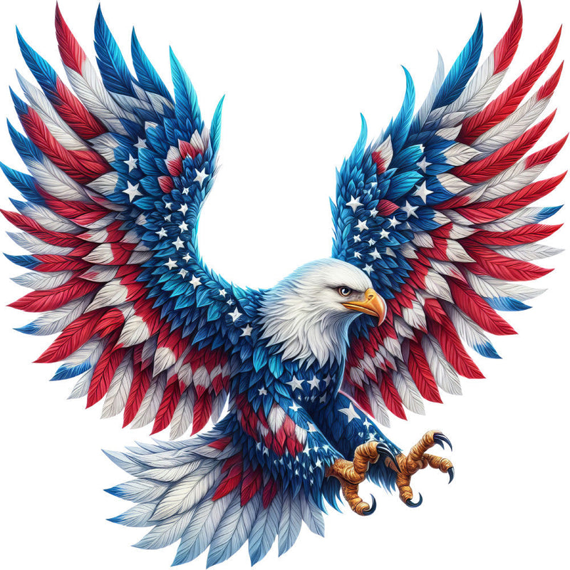 Patriotic Eagle Fabric Panel 7