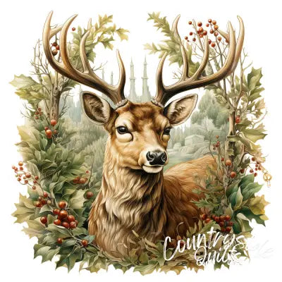 Elegant Christmas Fabric Panel 28