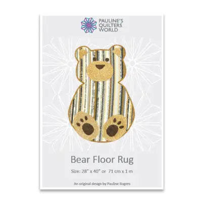 Bear Floor Rug Pattern