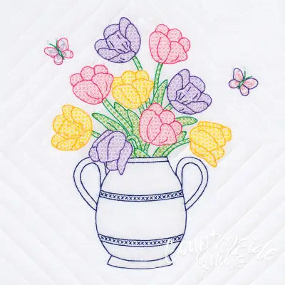 Beautiful Blooms 18 Quilt Blocks"