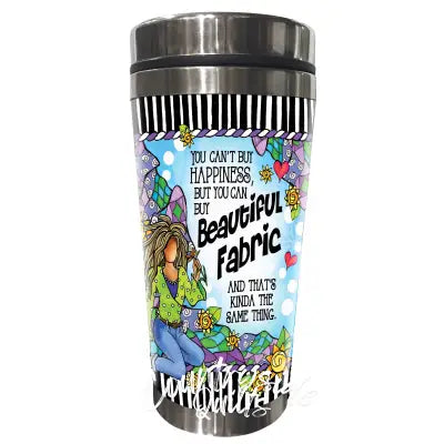 Beautiful Fabric Stainless Steel Tumbler
