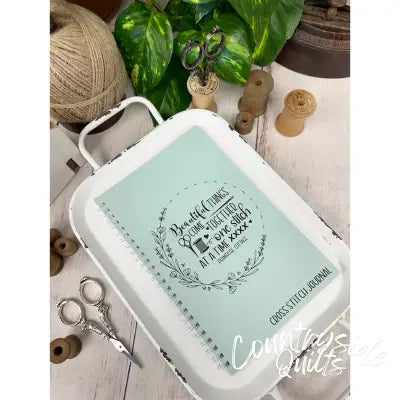 Beautiful Things Come Together One Stitch At A Time - Cross Stitch Journal