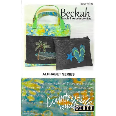 The Beckah Beach Bag Pattern