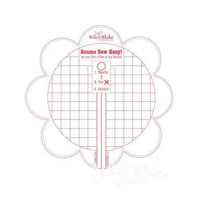 Bee In My Bonnet Seam Guide Color Red