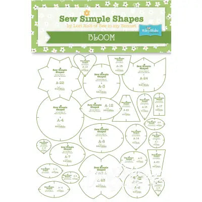 Bee In my Bonnet Sew Simple Shapes Templates Bloom