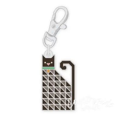 Lori Holt Bee Dots Cat Enamel Happy Charm