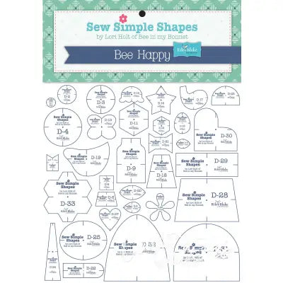 Lori Holt Bee Happy Template Set (33pcs)