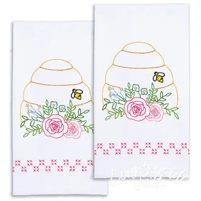 Bee Hive Decorative Hand Towels