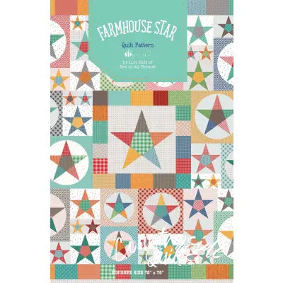 Bee Plaids Farmhouse Star Quilt Pattern