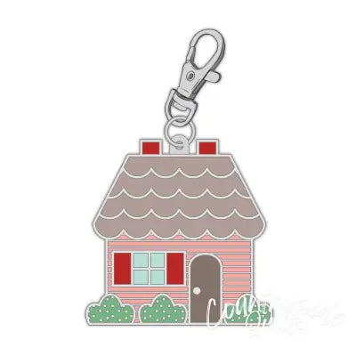 Bee Vintage Enamel Charm Happy House