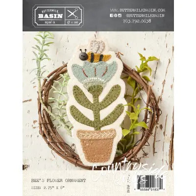 Bee's Flower Ornament