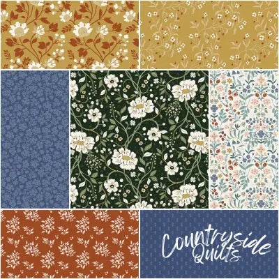 Before the Bloom 1 Yard Bundle Pine, 7 Pcs.