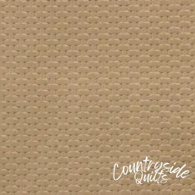 Beige Weave Faux Leather 1/2 yard