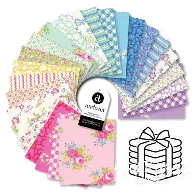 Beloved Blossoms Fat Quarter Bundle 26 Cuts Each