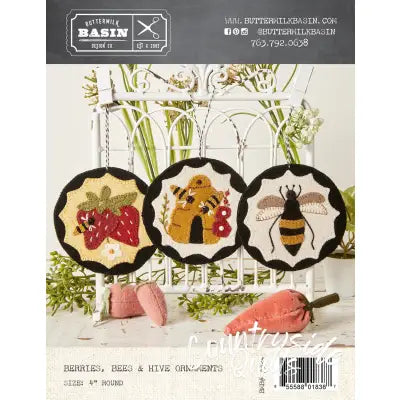 Berries, Bees & Hive Ornaments