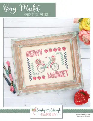 Berry Market Cross Stitch
